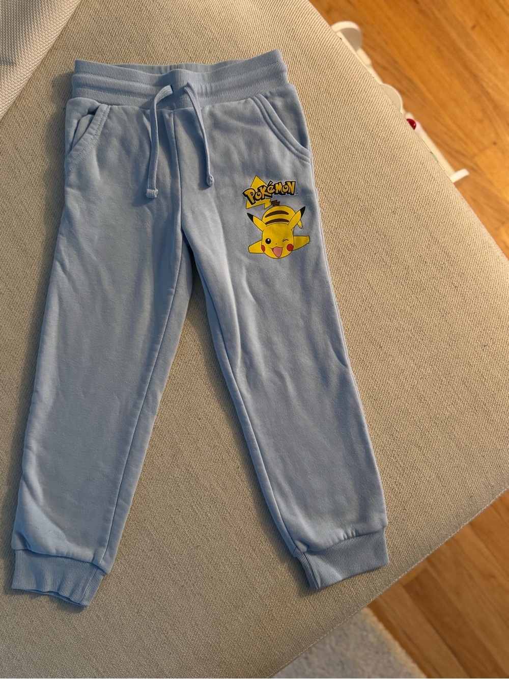 Pikachu Kids Light Blue Jogger Pants